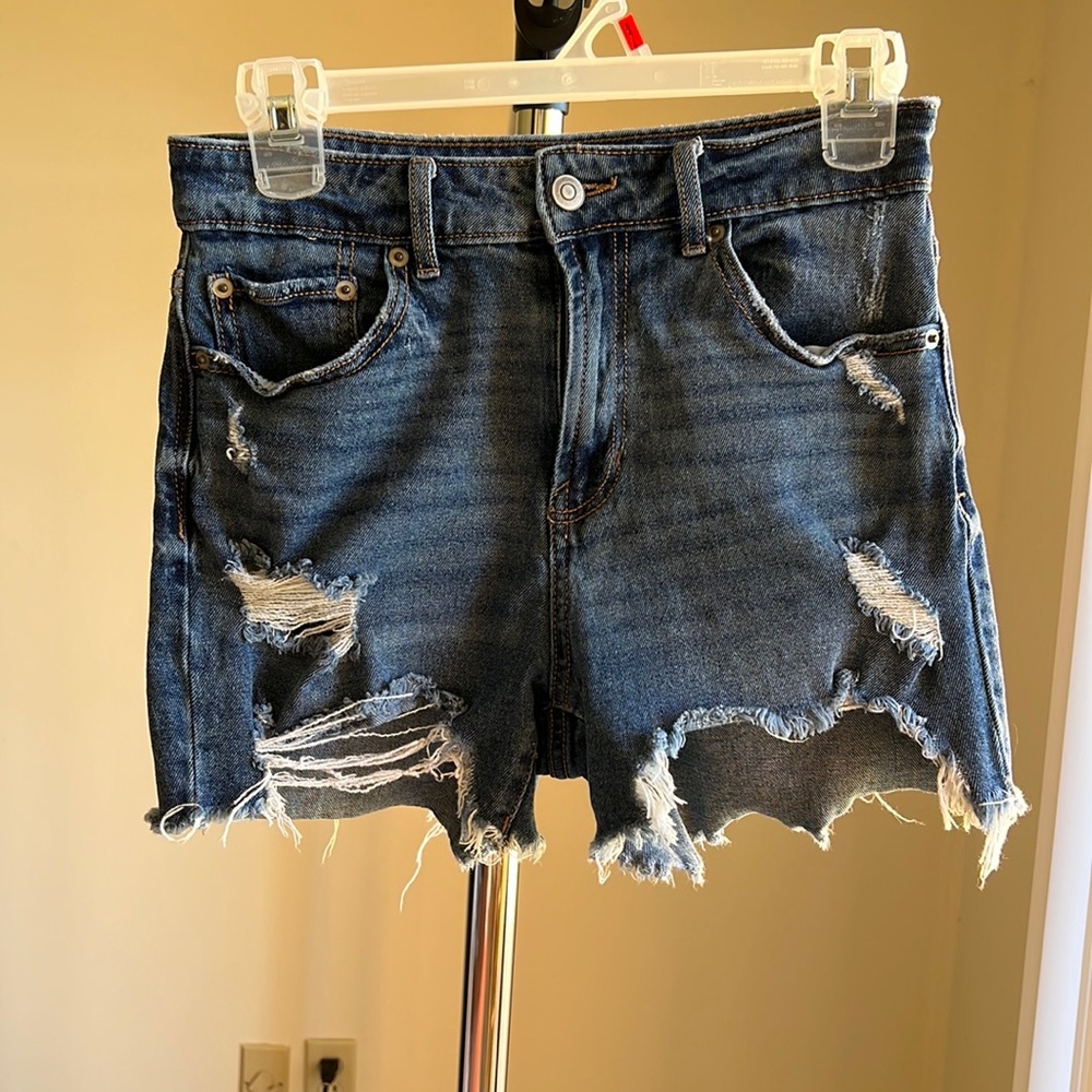 Jeans shorts from Walmart. Smoke free home
